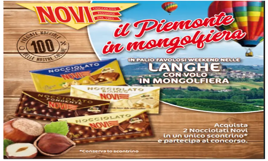 Gioca con Novi per vincere volo in mongolfiera