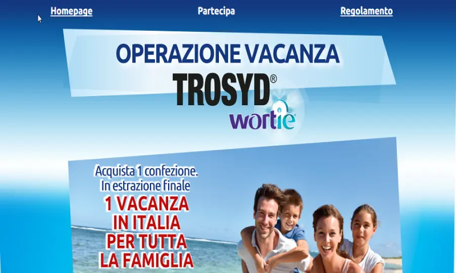 Gioca con Trosyd per vincere una vacanza in Italia
