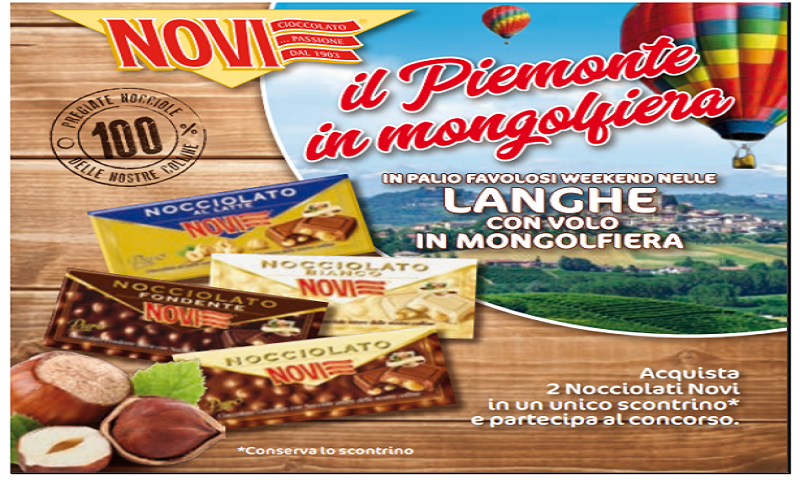 Gioca con Novi per vincere volo in mongolfiera