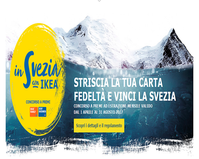 Concorso Ikea, partecipa e voli in Svezia!