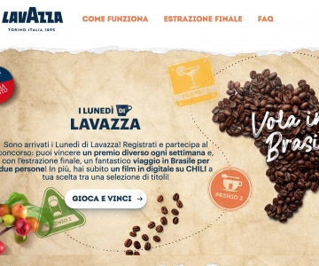 Vinci un viaggio in Brasile con Lavazza