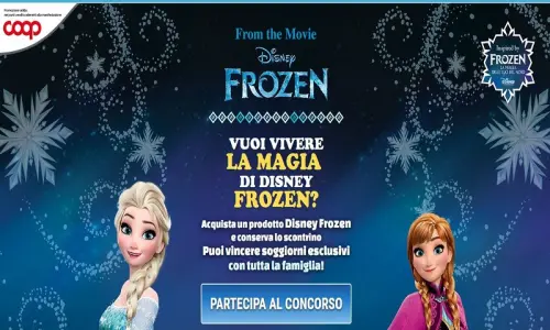Concorso Disney Frozen e Coop vinci Parigi