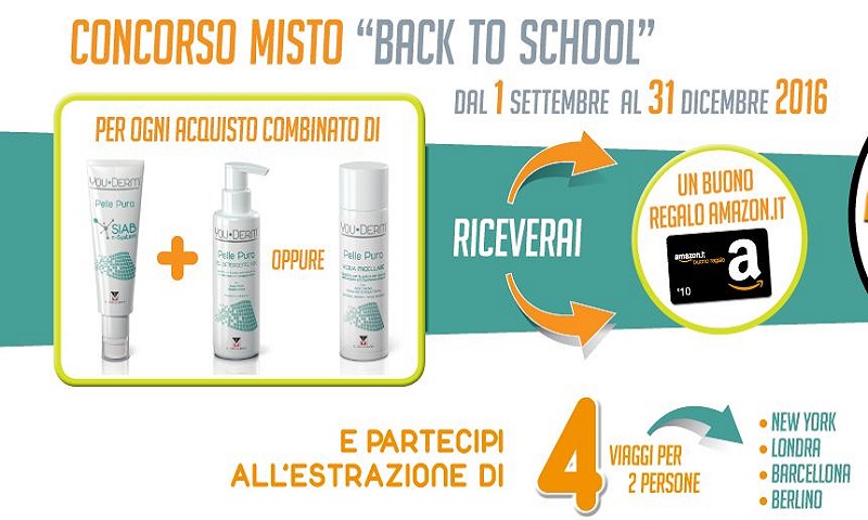 Concorso You Derm vinci 4 viaggi