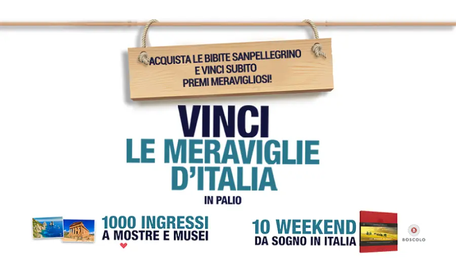 Concorso San Pellegrino per vincere cofanetti Boscolo