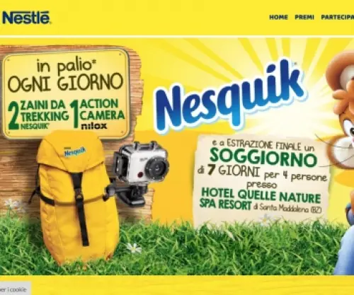 Vinci un soggiorno a 5 stelle con Nesquik