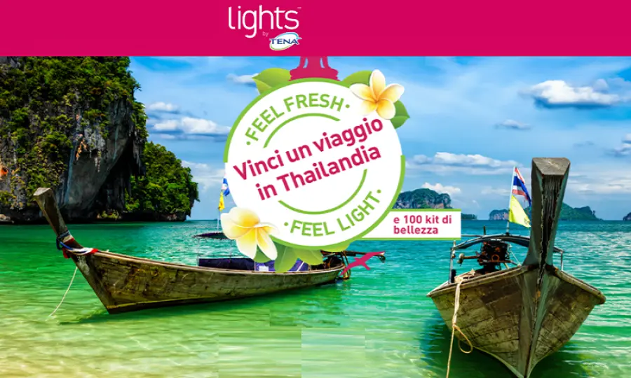 Concorso Lights by Tena per vincere la Thailandia