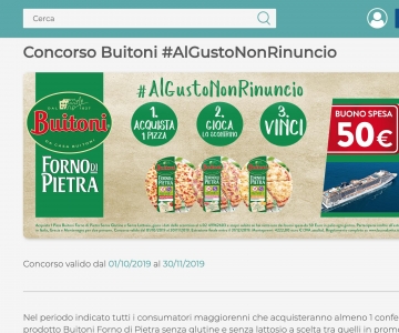 Vinci una crociera con il concorso “Buitoni al gusto non rinuncio”