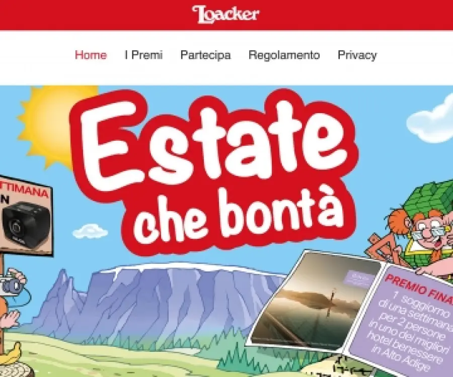 Vinci un soggiorno in Alto Adige e Action Cam con Loacker