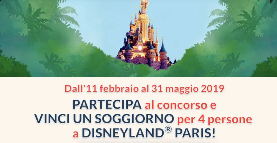 Vinci un viaggio a Disneyland Paris per la famiglia!