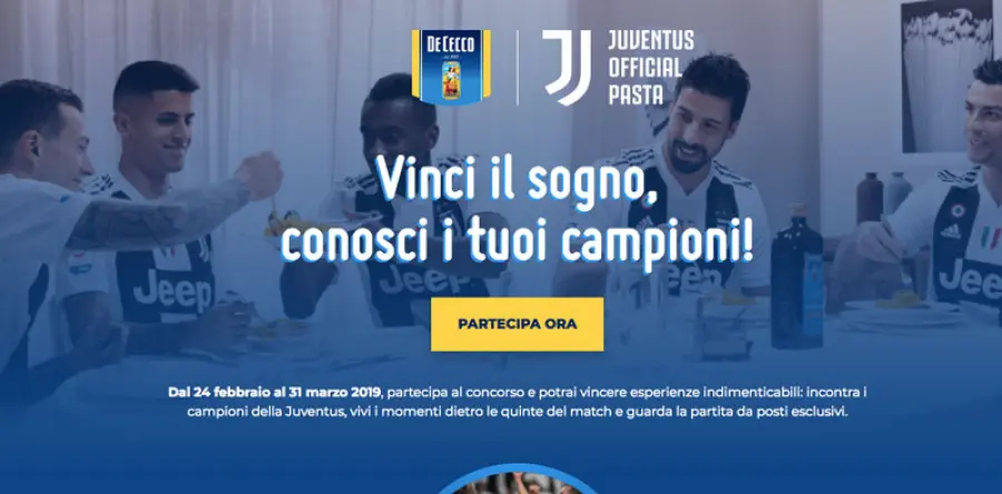Vinci pernottamenti in Italia, partite di calcio... e molti altri premi!